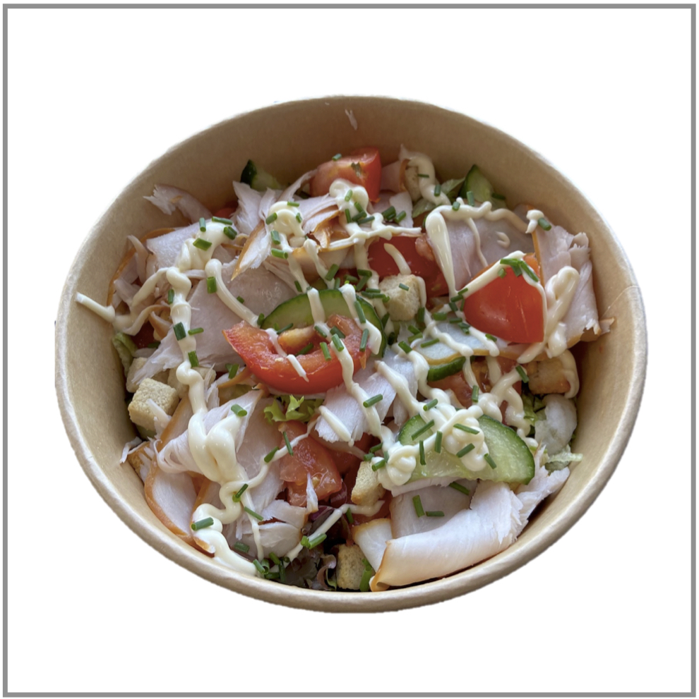 Maaltijd Salade Gerookte Kip